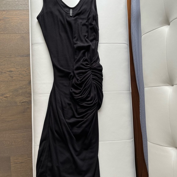 Riller & Fount Black Lycra Cotton Party Dress - Picture 5 of 7